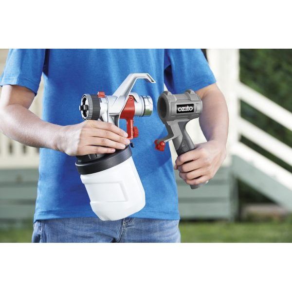 Ozito 1200W Electric Mobile Paint Sprayer Fence Shed Furniture